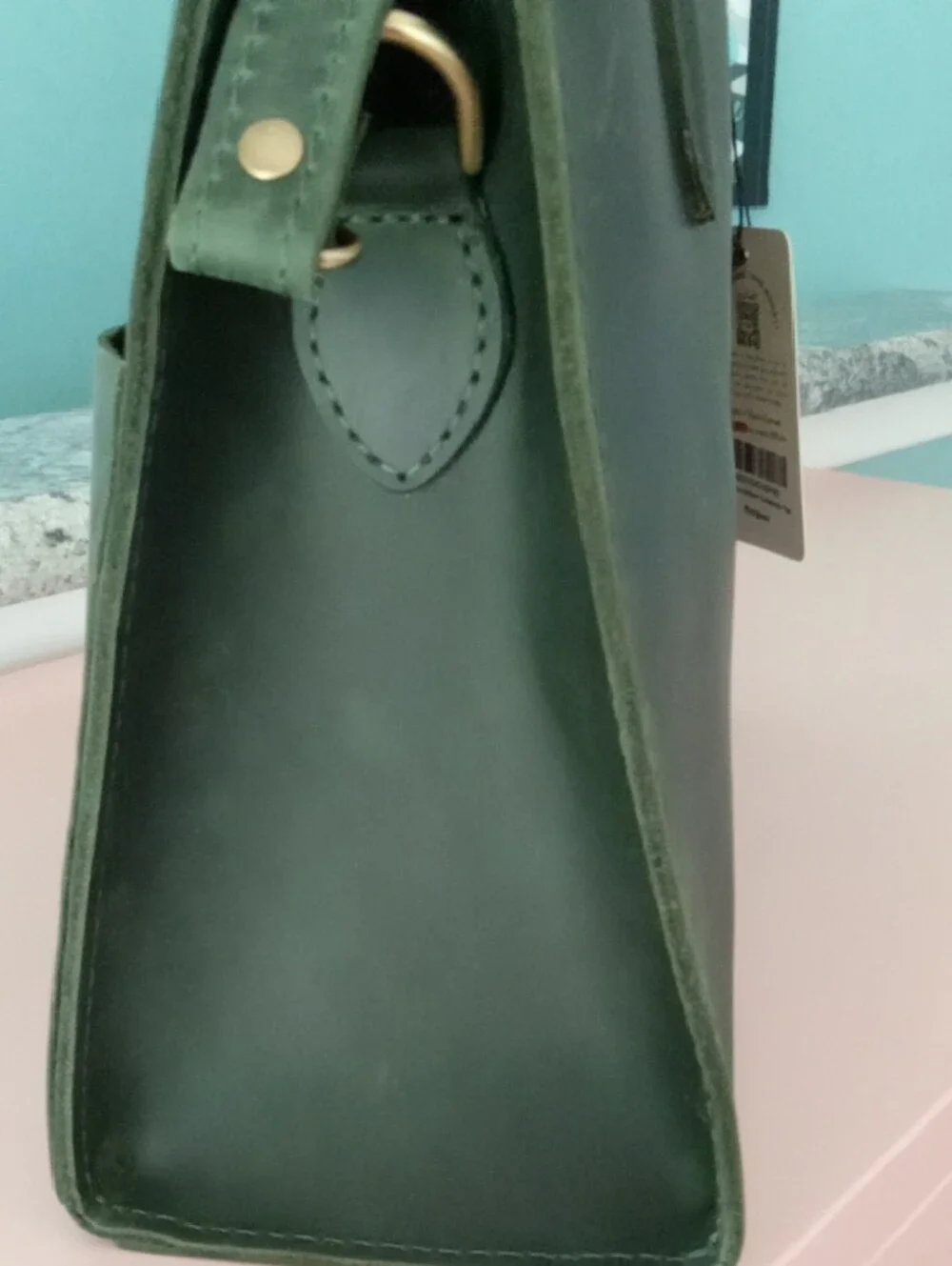 Portland Leather Evergreen Ashburn Tote NWTS